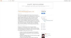 Desktop Screenshot of daftdeveloper.blogspot.com