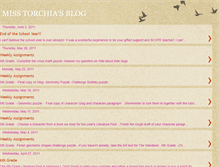 Tablet Screenshot of misstorchiasblog.blogspot.com