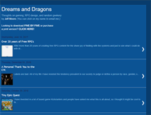 Tablet Screenshot of dreamsanddragons.blogspot.com