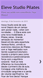 Mobile Screenshot of elevestudiopilates.blogspot.com