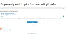 Tablet Screenshot of doyouwantfreegiftcodes.blogspot.com