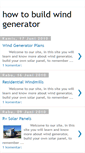 Mobile Screenshot of howtobuildwindgenerator.blogspot.com