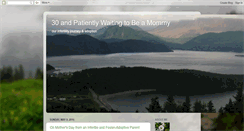 Desktop Screenshot of patientlywaitingtobeamommy.blogspot.com