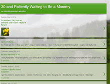 Tablet Screenshot of patientlywaitingtobeamommy.blogspot.com