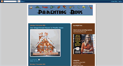 Desktop Screenshot of parenting-boys.blogspot.com