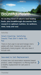 Mobile Screenshot of bountifulhealth.blogspot.com
