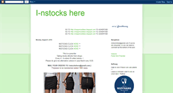 Desktop Screenshot of i-nstockshere.blogspot.com