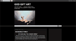 Desktop Screenshot of godgiftart.blogspot.com