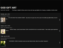 Tablet Screenshot of godgiftart.blogspot.com