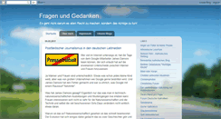 Desktop Screenshot of fragen-und-gedanken.blogspot.com