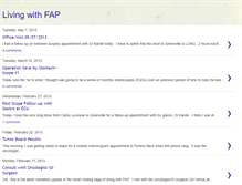 Tablet Screenshot of livingwithfap.blogspot.com