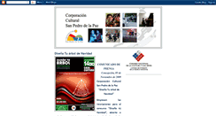 Desktop Screenshot of corporacionculturalsanpedrodelapaz.blogspot.com
