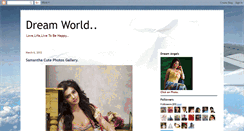 Desktop Screenshot of dreamworldhot.blogspot.com