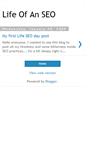Mobile Screenshot of lifeofanseo.blogspot.com
