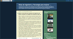 Desktop Screenshot of ingenieria-tecnologia.blogspot.com