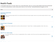 Tablet Screenshot of besthealthfoodsforall.blogspot.com