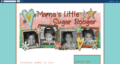 Desktop Screenshot of mammaslittlesugarbooger.blogspot.com