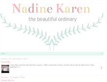 Tablet Screenshot of nadinekaren.blogspot.com