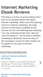 Mobile Screenshot of internet-marketing-ebook-reviews.blogspot.com