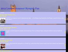 Tablet Screenshot of londonsummerolympics2012fun.blogspot.com