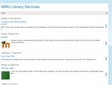 Tablet Screenshot of mmulibraryservices.blogspot.com