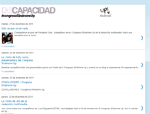 Tablet Screenshot of congresosindromeup.blogspot.com