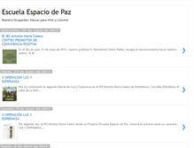 Tablet Screenshot of escueladepaz.blogspot.com