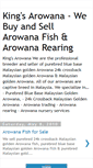 Mobile Screenshot of king-arowana-eng.blogspot.com