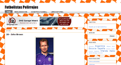 Desktop Screenshot of futbolistaspelirrojos.blogspot.com