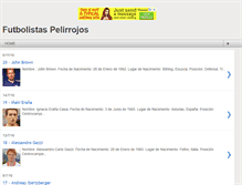Tablet Screenshot of futbolistaspelirrojos.blogspot.com