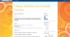 Desktop Screenshot of cancergastricotachira.blogspot.com