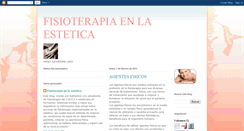 Desktop Screenshot of fisioterapiaenlaestetica.blogspot.com