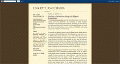 Desktop Screenshot of link-exchange-mania.blogspot.com