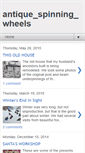 Mobile Screenshot of antique-spinning-wheels.blogspot.com