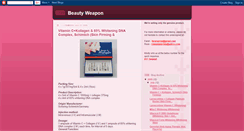 Desktop Screenshot of beautyweapon.blogspot.com