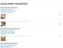 Tablet Screenshot of glennperryfoundation.blogspot.com