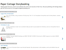 Tablet Screenshot of papercottagestorybooking.blogspot.com