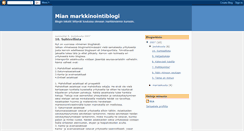 Desktop Screenshot of mianmarkkinointiblogi.blogspot.com