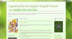 Desktop Screenshot of legend-of-the-sunknight.blogspot.com