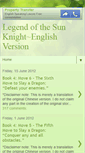 Mobile Screenshot of legend-of-the-sunknight.blogspot.com