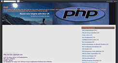 Desktop Screenshot of phpprogramlama.blogspot.com