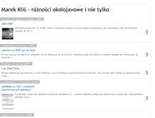 Tablet Screenshot of marekklis.blogspot.com