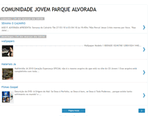 Tablet Screenshot of comunidadejovens-alvorada.blogspot.com