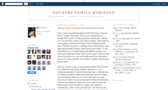 Desktop Screenshot of countryfamilyrobinson.blogspot.com