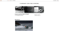 Desktop Screenshot of cameronandtheothers.blogspot.com