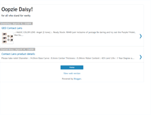 Tablet Screenshot of oopzie-daisy.blogspot.com