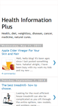 Mobile Screenshot of informationonhealth.blogspot.com