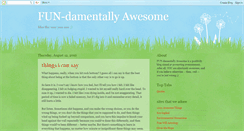 Desktop Screenshot of fundamentallyawesome.blogspot.com