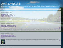 Tablet Screenshot of dumpjohnkline.blogspot.com