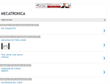 Tablet Screenshot of mecatronica911.blogspot.com